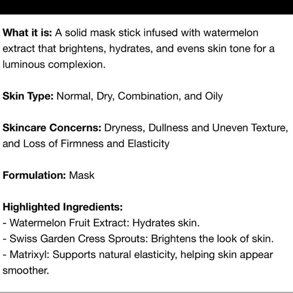 (BNA) NEW MILK MAKEUP Watermelon Brightening Face Mask, New in Box - Picture 10 of 11